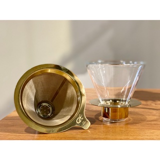 【拾穗咖啡】Glass King 玻璃王GK-508 多功能玻璃 咖啡濾杯 1-4人 咖啡 濾網 免濾網 台灣製造 現貨