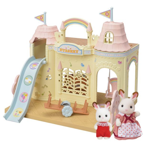 EPOCH 森林家族 - 城堡幼稚園禮盒組( 附可可兔媽媽+可可兔嬰兒 )