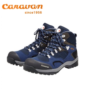 【Caravan】C1_02S 中性高筒防水登山健行鞋-海軍藍 #0010106-670