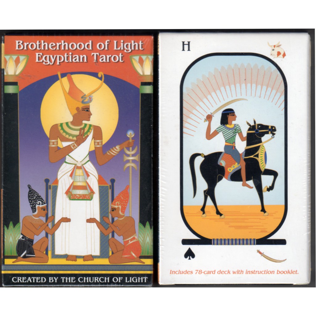 【牌的世界】光的弟兄埃及塔羅牌 Brotherhood of Light Egyptian Tarot(78張)