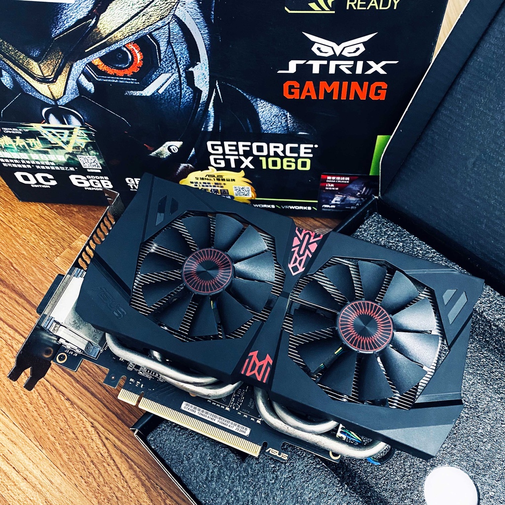 【二手】ASUS STRIX GTX1060 DC2O6G 顯示卡