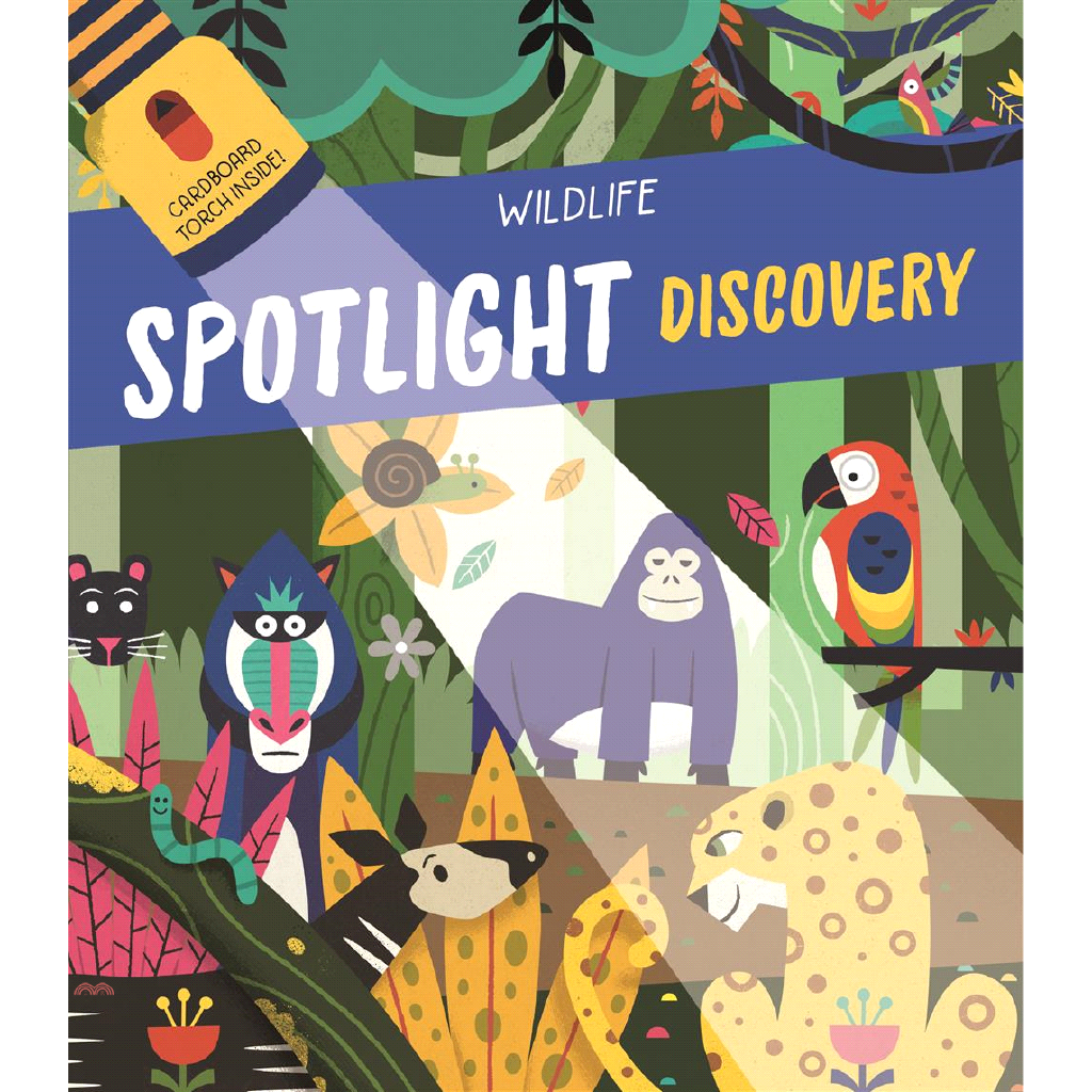 Wildlife-Cardboard Torch Inside (Spotlight Discovery)(手電筒膠片書)