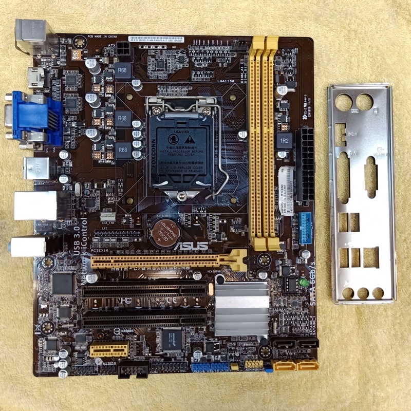 庫存新品出清  Asus H81M-C/BM6AD/DP_MB主機板  附保固一個月