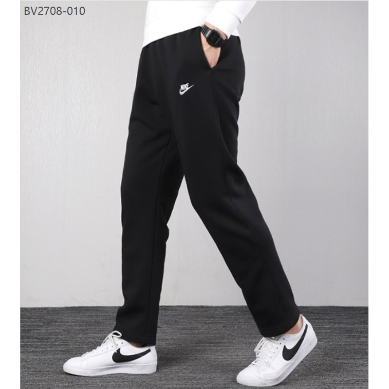 Nike 耐吉 長褲 黑色 加絨 BV2708-010 直筒針織 運動褲