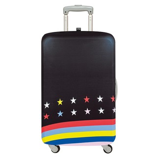 LOQI 行李箱外套【星條旗】行李箱保護套、防刮、高彈力