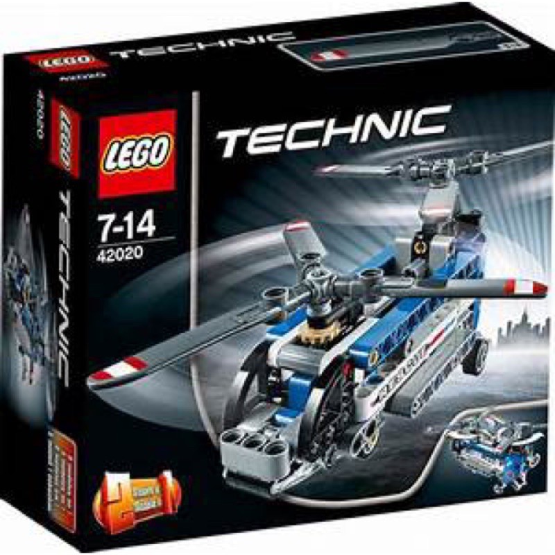 ［二手］LEGO 樂高積木 TECHNIC 科技系列 #42020 雙螺旋槳直升機