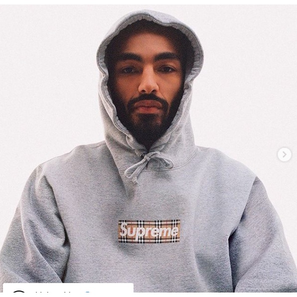 【紐約范特西】現貨預購 SUPREME SS22 Burberry Box Logo Hooded Sweatshirt