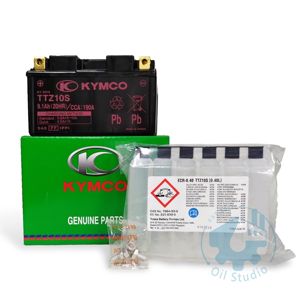 【美機油】KYMCO 光陽 TTZ10S-BS 7號 加強版 電瓶 電池 10號