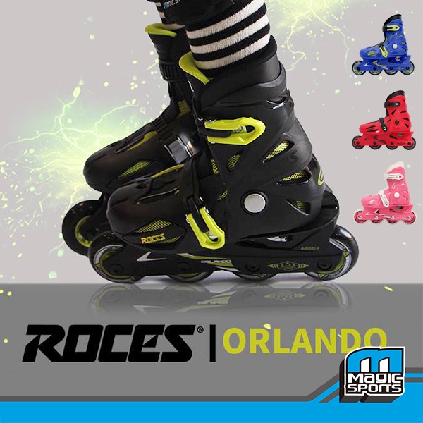 【第三世界】義大利品牌ROCES ORLANDO 3 -K 兒童4段可調式直排輪 (公司貨)