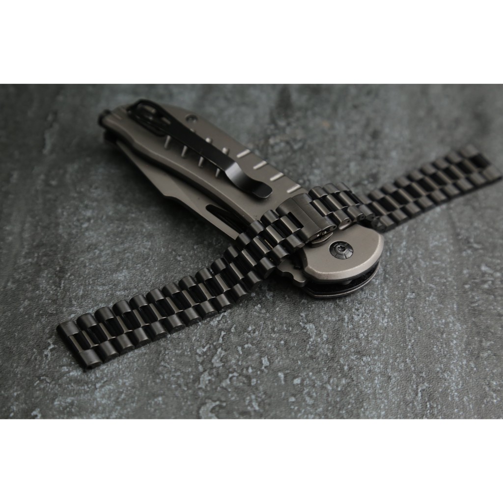 20mm黑色實心款超值平頭不鏽鋼製錶帶双按式蝴蝶錶扣有效替代同規格各式錶帶, 智慧表可用～可使用快拆彈簧棒