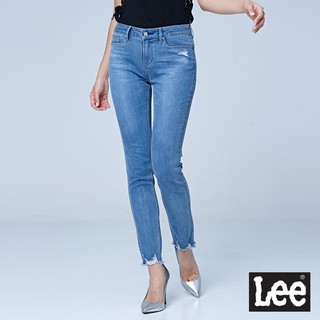 Lee 433 彈性高腰合身窄管九分牛仔褲 女 Body Optix LL1802959GV