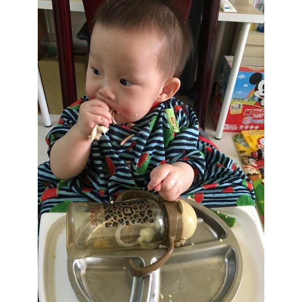 免運🖤二手🖤BiBADO英國防水防髒圍兜 嬰兒自主進食BLW 吃飯圍兜 寶寶圍兜 寶寶圍兜兜 餐椅 副食品
