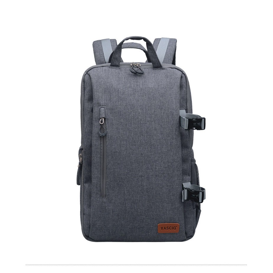 【Q夫妻】 單反攝影包 防潑水 大容量後背包 雙肩包 旅行包 抽屜式 雙層相機包 電腦包 三色可選 #BA1003