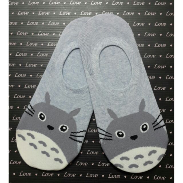 〒藍色海洋〒㊣龍貓隱形襪 襪子