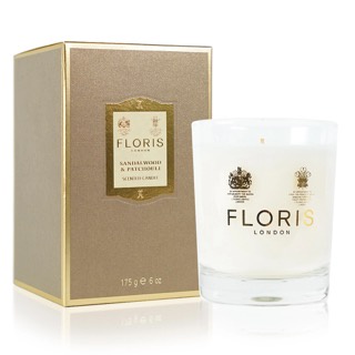 HUAHUA香水美妝 🇬🇧 FLORIS 檀香和廣藿香香氛蠟燭 175G/TESTER『全新正品』