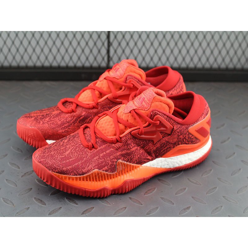 正品現貨Adidas Crazylight Boost 哈登大紅籃球鞋男鞋B42389 | 蝦皮購物