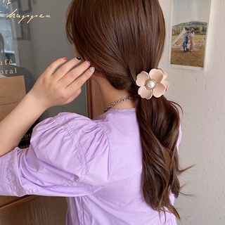 🎀現貨🎀韓系 ins風 夏日 風情 少女 優雅 質髮 花朵 抓夾 鯊魚夾 髮飾 飾品【My Mine Bae's】