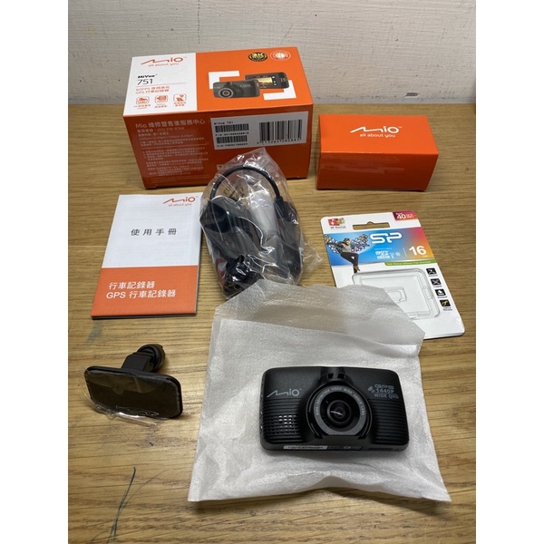 Mio MiVue751行車紀錄器2K超高畫質1440P贈16G記憶卡
