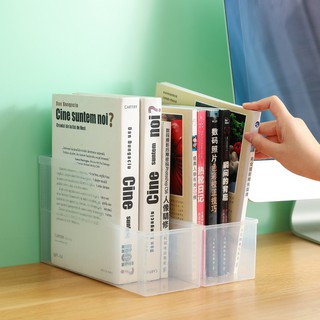 透明桌面收納盒學生書籍收納盒書架桌面置物架
