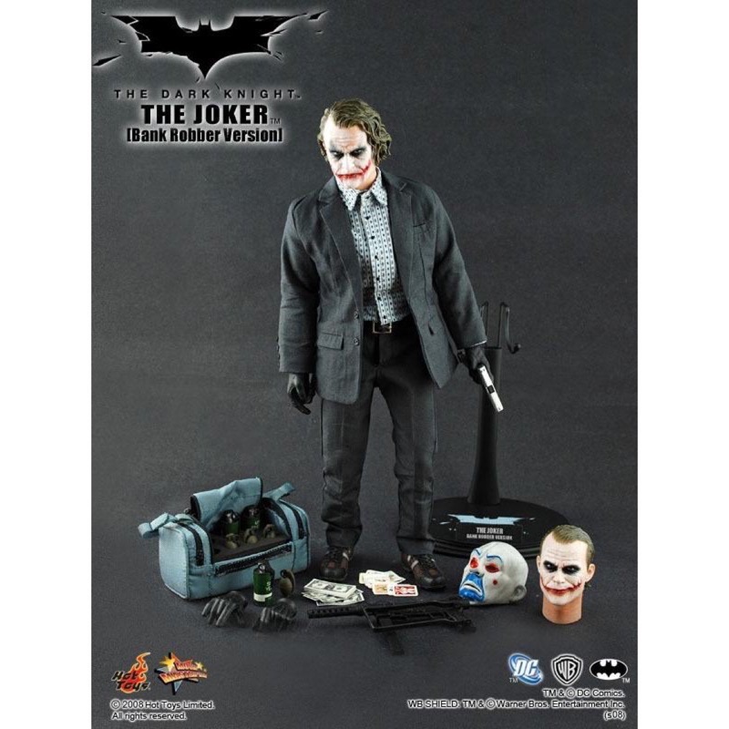 Hot Toys mms79 1/6 小丑 銀行搶匪 JOKER 非 MMS249