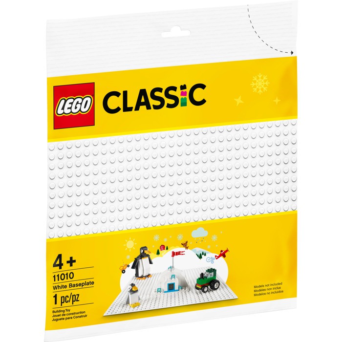 【晨芯樂高】 經典系列 LEGO 11010 White Baseplate 白色底板