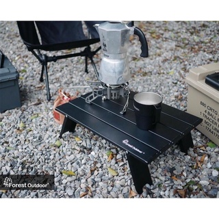 Forest Outdoor輕量鋁製登山小桌 便攜式蛋捲桌 沉穩黑 售:360元