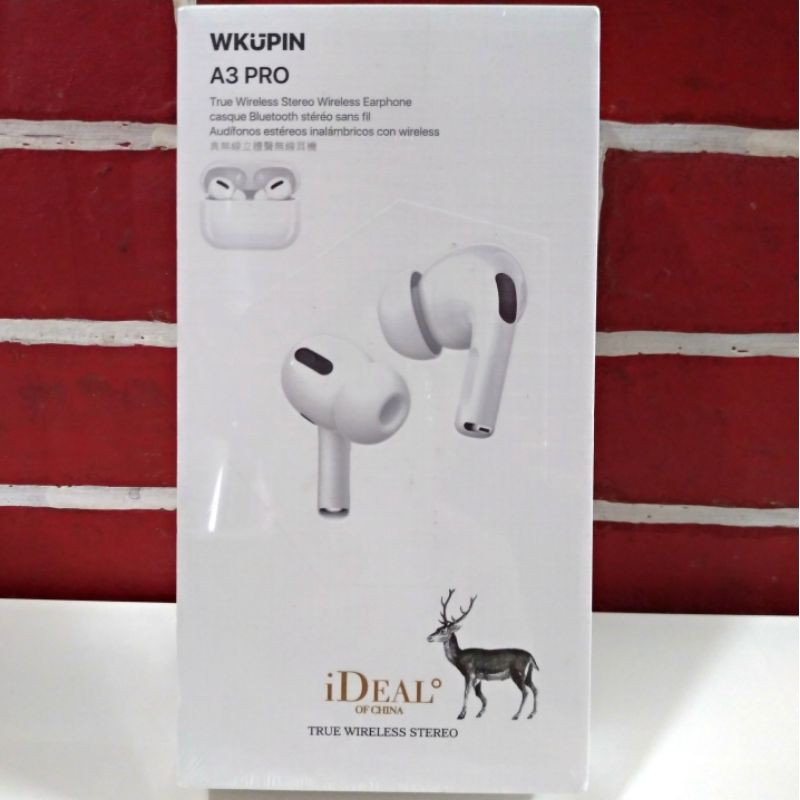 WKUPIN A3 PRO 真無線立體聲藍芽耳機(白鹿•系列) 無線耳機