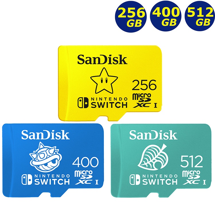 SanDisk 256G 400G 512G Nintendo SWITCH microSD SDXC 任天堂記憶卡