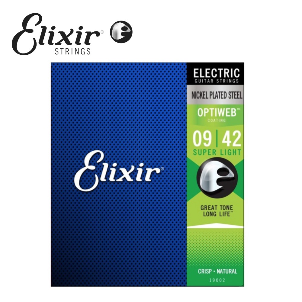 Elixir 19002 Optiweb 超薄包覆 電吉他套弦 09-42【敦煌樂器】