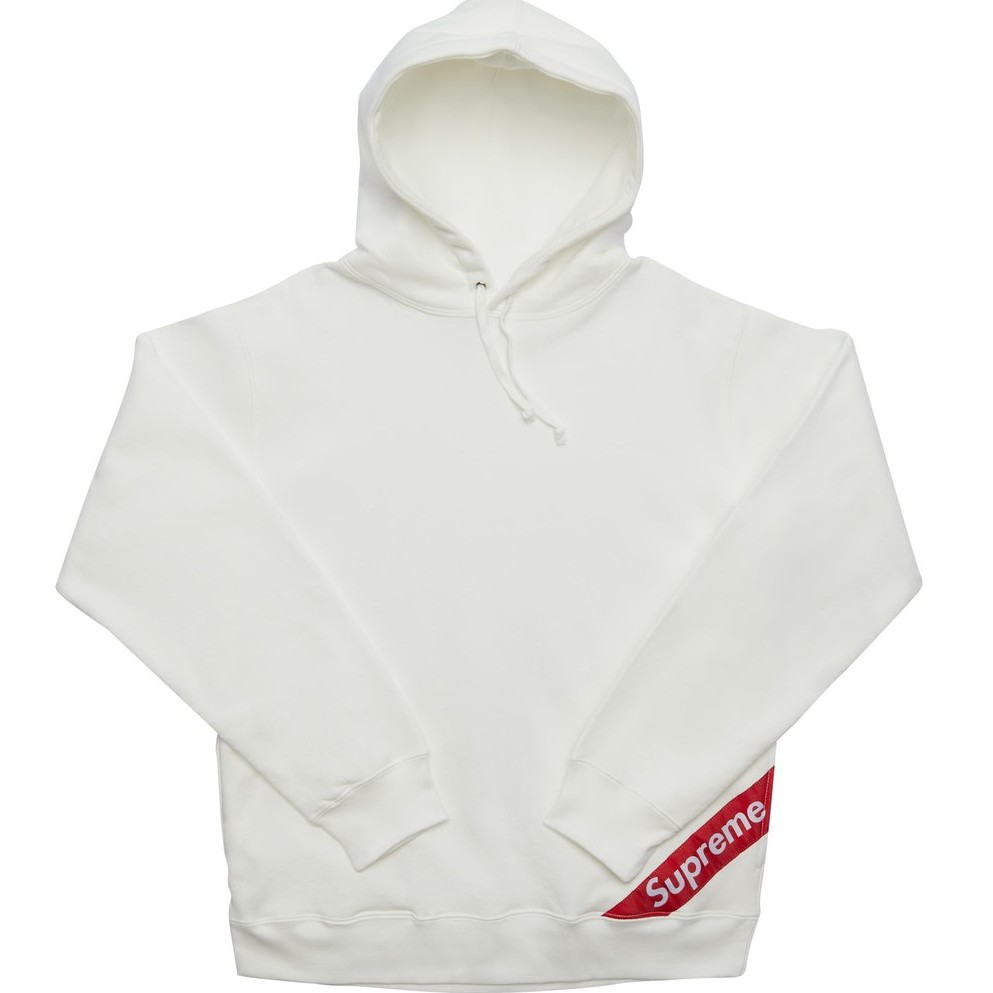supreme corner label hooded sweatshirt