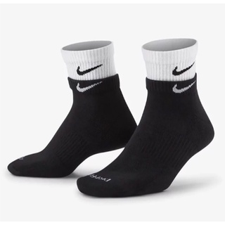 [現貨]沃皮斯 Nike 訓練 低筒襪 黑白 雙層 襪子 男女款 DH4058-011