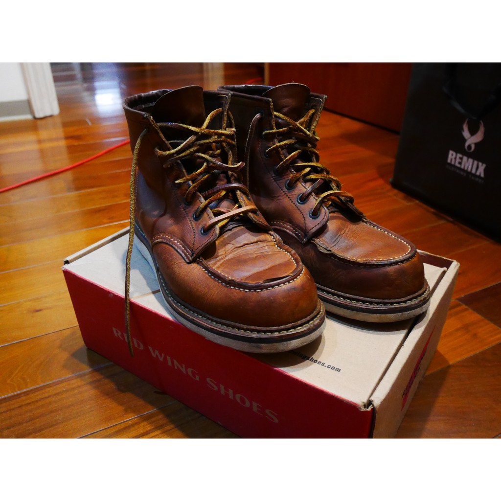 RED WING 1907 10D 刷舊 瘋馬皮 經典 875 9111 8111