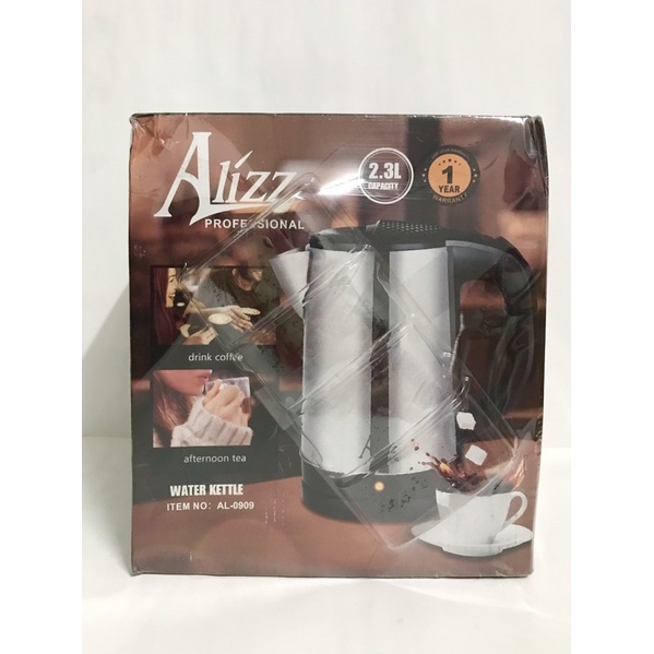 Alizz 不銹鋼 2.3L 電熱水壺 熱水壺 快煮壺 電煮壺 煮沸 自動斷電 泡茶