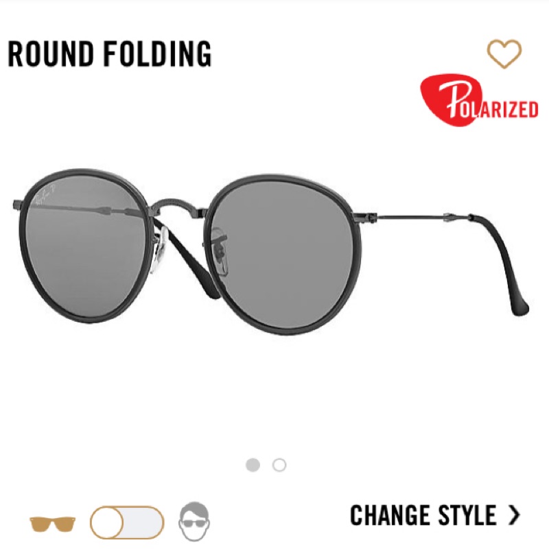 雷朋 Ray-Ban 太陽眼鏡 Round Folding Polarized RB3517 二手出清，價格優惠