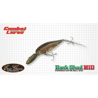 【EVERGREEN】 Bank Shad MID 黑鱸SHAD路亞