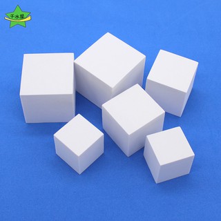 UWVH白色EVA方塊高密度泡沫方塊防震緩沖手繪可上色立方體DIY模型材料