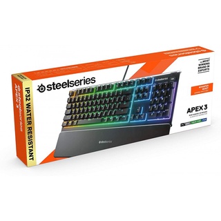 SteelSeries 賽睿 Apex 3 薄膜 防水 中文鍵盤支援PS4 PC MAC【魔力電玩】