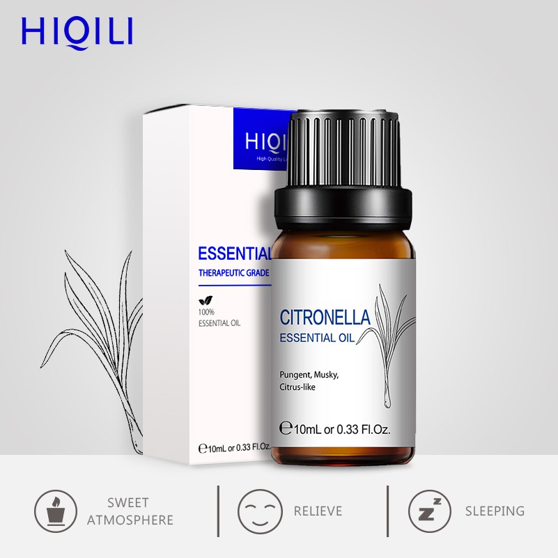 【HiQiLi】會七里香茅香薰加濕器專用室內家用100%純植物提取按摩單方精油