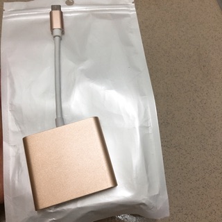 MacBook 外接螢幕 轉接電腦螢幕用 1對3（typeC, HDMI, USB)轉接頭 擴充螢幕 延伸畫面