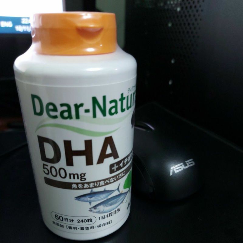 現貨，最新效期，2025,特價朝日Asahi Dear-Natura魚油 DHA EPA Omega3 60日/240粒