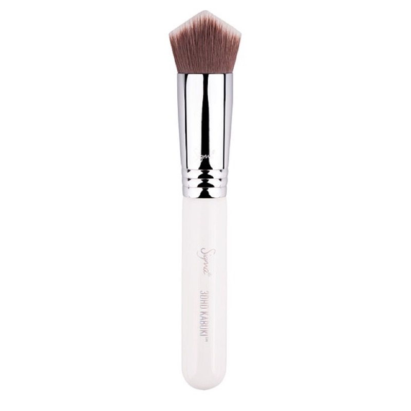 🇺🇸[現貨]SIGMA官網購入 3DHD Kabuki Brush 五角粉底刷 銀環