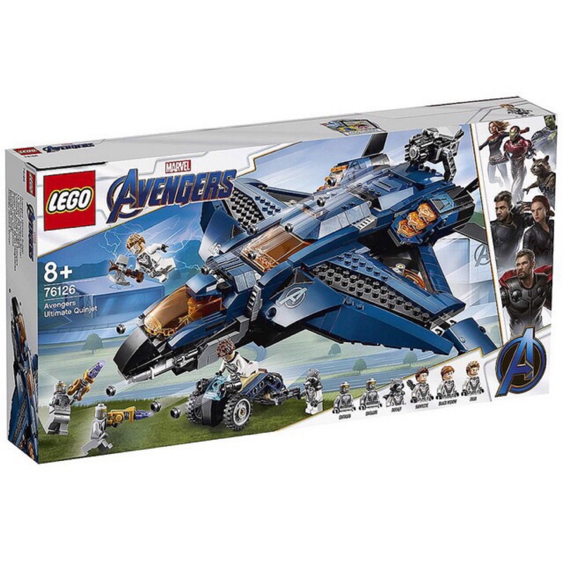 《嗨樂高》(現貨絕版優惠商品) LEGO 76126 復仇者昆式戰機 (嘉義/台南可自取)