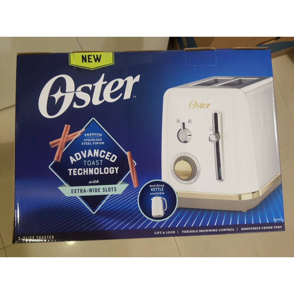 【楊傢俬】Oster 都會經典厚片烤麵包機 簡約時尚 白色
