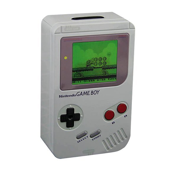 {克拉克玩具} 正版授權 英國設計品牌 任天堂 Game Boy 造型 金屬 存錢筒 撲滿