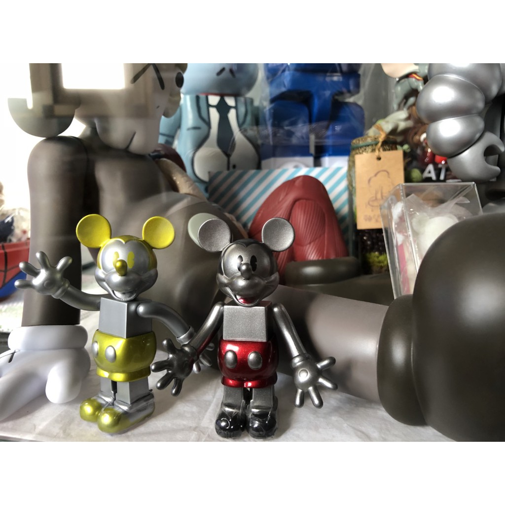 空山基x迪士尼 Hajime Sorayama金屬米奇Kubrick 非kaws.村上隆.be@rbrick 36加菲貓