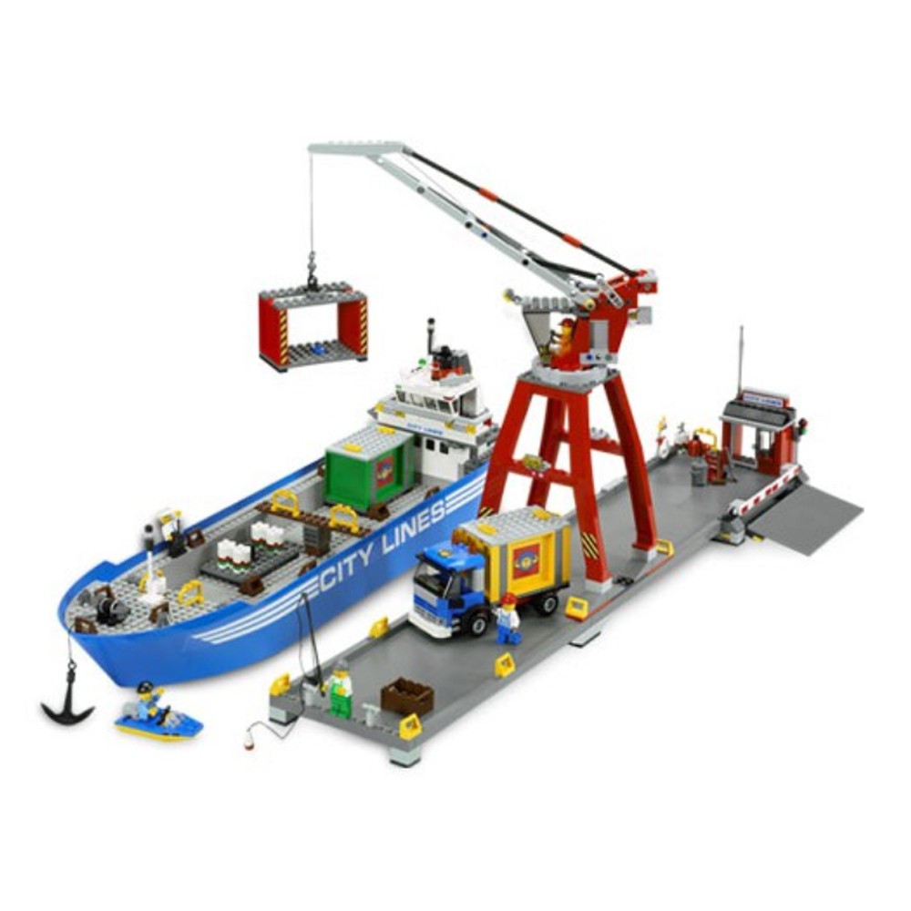 LEGO 樂高  城市 貨櫃船 港口 City Harbour 7994