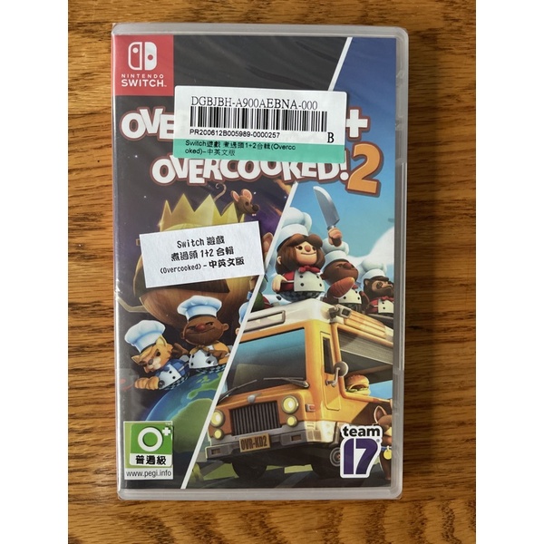 全新現貨 NS Switch 煮過頭 1+2 合輯 中文版  煮過頭1 煮過頭2 Overcooked