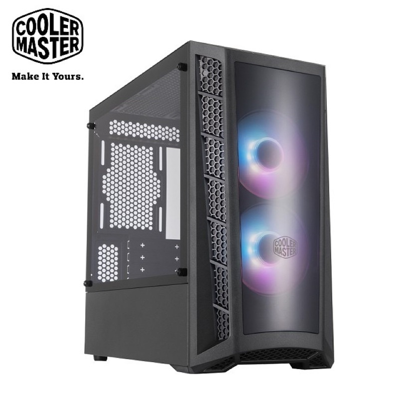 Cooler Master 酷碼 MasterBox MB320L ARGB M-ATX電腦機殼 (附2顆ARGB風扇)