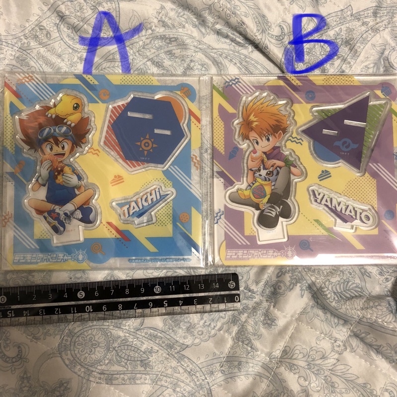 【ＫＳ現貨】日版商品 數碼寶貝 壓克力 立牌 2021 阿和 大和 八神太一 太ㄧ 亞古獸 加布獸