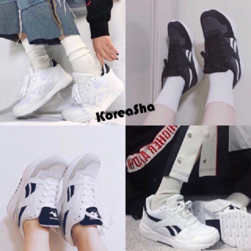 ✅現貨+預購【增高6公分】【KoreaSha韓國代購】Reebok Royal Bridge 2.0 內增高鞋